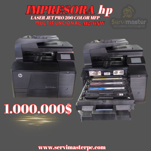 IMPRESORA HP MULTIFUNCIONAL LASER JET PRO 200 COLOR MFP