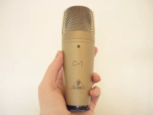 Micrófono Behringer C-1U Condensador Cardioide   COLOR DORADO